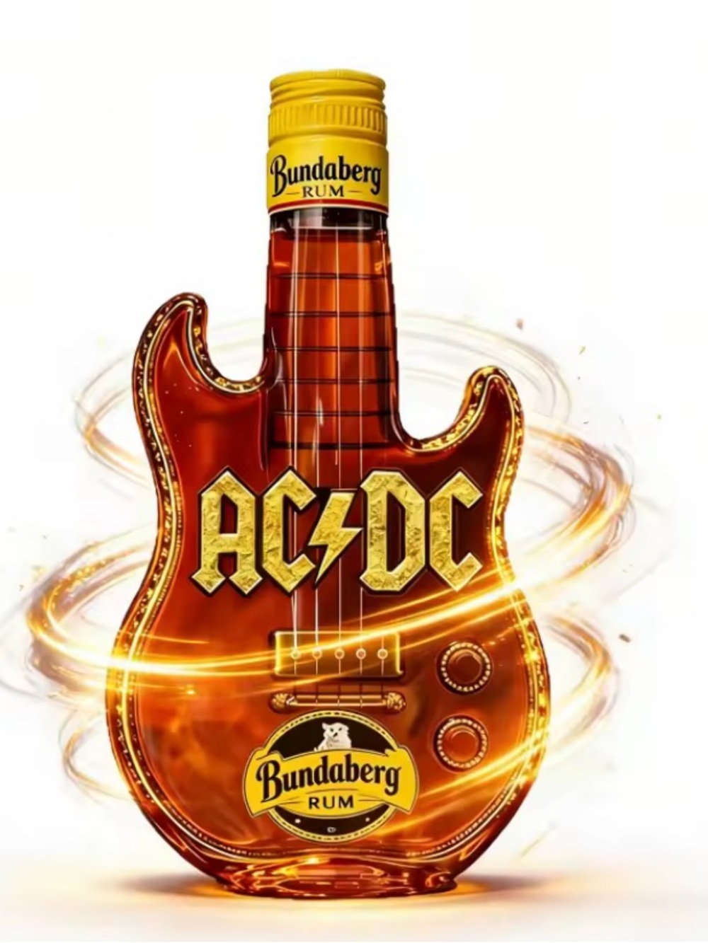 AC/DC Guitar Bottle  Decanter - Picture 11 of 12